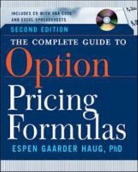 Hardcover The Complete Guide to Option Pricing Formulas [With CDROM] Book