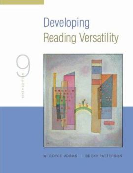 Paperback Developing Reading Versatility Book