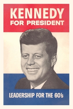 Paperback Vintage Journal JFK Election Poster Book