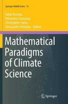 Paperback Mathematical Paradigms of Climate Science Book