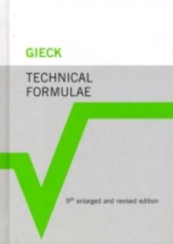 Hardcover Technical Formulae 9.A.(engl.) [Unqualified] Book