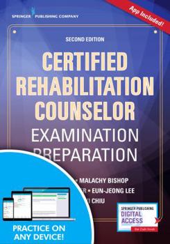 Paperback Certified Rehabilitation Counselor Examination Preparation (Book + Free App) Book