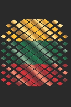 Paperback Lithuania Notebook: Lithuania Notebook - college book - diary - journal - booklet - memo - composition book - 120 sheets - Dot Grid paper Book