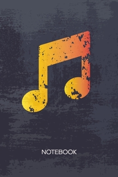 Bullet Dotted Journal: Instrumentalist Notebook Dotted Grid a5 6x9 120 Pages - Musical Note Planner Retro Music Diary Instrumental Music - 90s Kids Partygoer Gift Idea for Men and Women