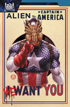 Paperback Alien vs. Captain America Book