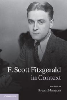 Hardcover F. Scott Fitzgerald in Context Book