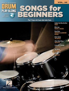 Paperback Songs for Beginners Drum Play-Along Volume 32 - Book/Online Audio [With CD (Audio)] Book
