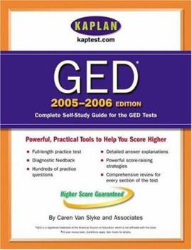 Paperback Kaplan GED 2005-2006 Book