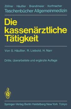 Paperback Die Kassenärztliche Tätigkeit [German] Book