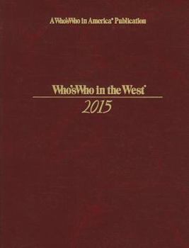 Hardcover Who's Who in the West 2015 Book