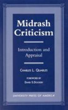 Hardcover Midrash Criticism: Introduction and Appraisal Book