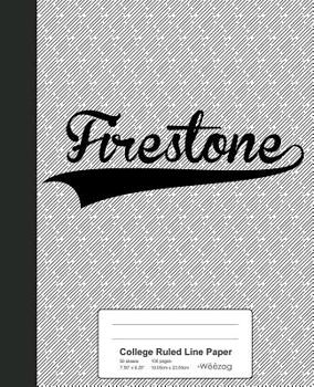 Paperback College Ruled Line Paper: FIRESTONE Notebook Book