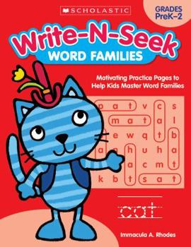 Paperback Write-N-Seek: Word Families Book