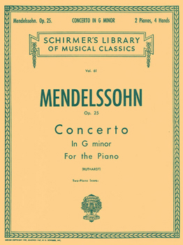 Paperback Concerto No. 1 in G Minor, Op. 25: Schirmer Library of Classics Volume 61 Piano Duet Nfmc 2024-2028 Selection Book