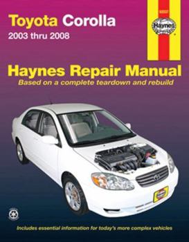 Toyota Corolla: 2003 thru 2011