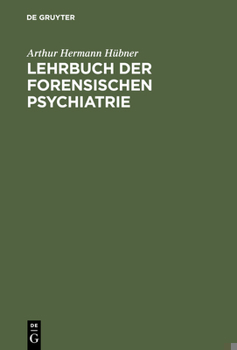 Hardcover Lehrbuch der forensischen Psychiatrie [German] Book