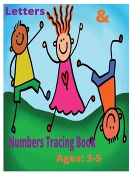 Paperback Letters & Numbers Tracing Book For Ages: 3-5 Book