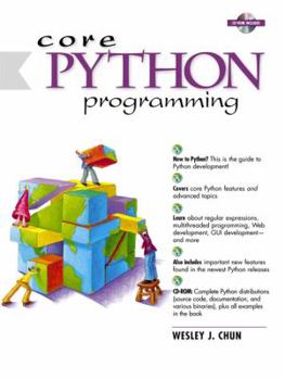 Paperback Core Python Programming (Prentice Hall Ptr Core Series) Book