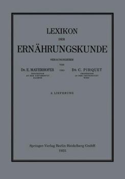 Paperback Lexikon Der Ernährungskunde [German] Book