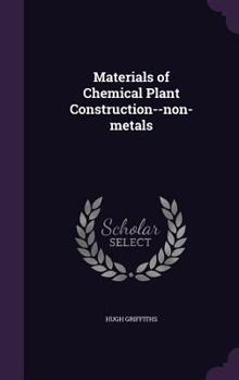 Hardcover Materials of Chemical Plant Construction--non-metals Book