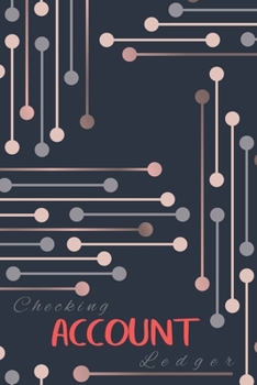 Paperback Checking Account Ledger: 6 Column Payment Record Tracker Log Book Accounting Balance Transaction Ledger Checkbook Debit Card Register Book