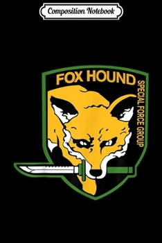 Composition Notebook: Fox Hound Foxhound Special Force Group s Journal/Notebook Blank Lined Ruled 6x9 100 Pages