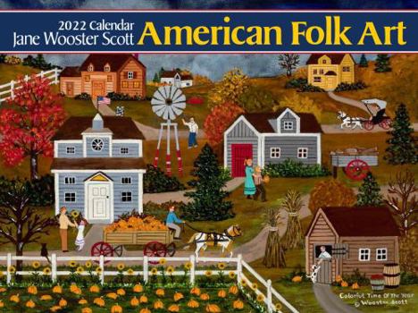 Calendar American Folk Art 2022 Calendar Book