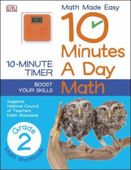 Paperback 10 Minutes a Day: Math, Second Grade: Supports National Council of Teachers Math Standards Book