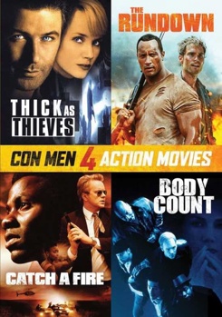 DVD Con Men: Action 4 Pack Book