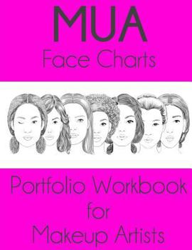 Paperback MUA Face Charts Portfolio Workbook for Makeup Artists Book