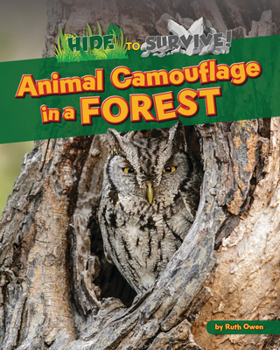 Library Binding Animal Camouflage in a Forest Book