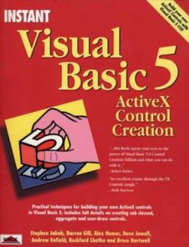 Paperback Instant Visual Basic 5 ActiveX Control Creation Book