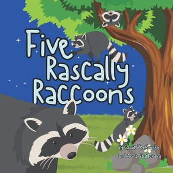 Paperback Five Rascally Raccoons Book