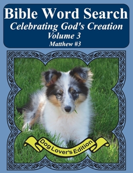 Paperback Bible Word Search Celebrating God's Creation Volume 3: Matthew #3 Extra Large Print Book