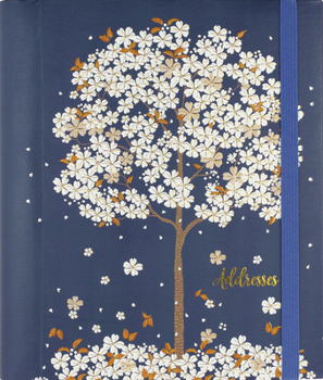 Misc. Falling Blossoms Large Address Book