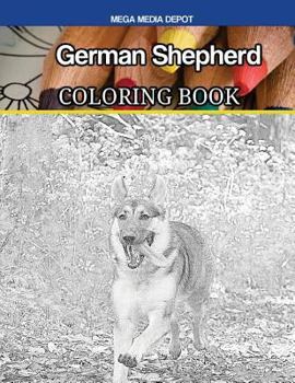 Paperback German Shepherd Coloring Book