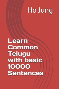 Paperback Learn Common Telugu with basic 10000 Sentences Book