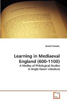 Paperback Learning in Mediaeval England (600-1100) Book
