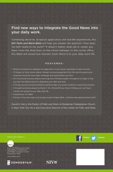 Hardcover NIV, Faith and Work Bible, Hardcover Book