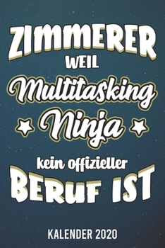 Paperback Kalender 2020: Zimmerer A5 Kalender Planer f?r ein erfolgreiches Jahr - 110 Seiten [German] Book