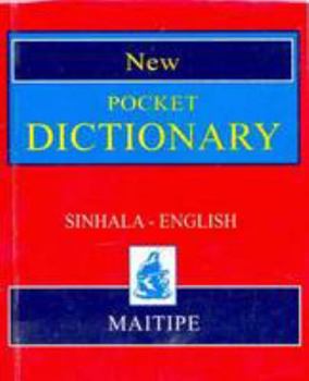 Paperback New Pocket Sinhalese-English Dictionary (English and Sinhalese Edition) Book