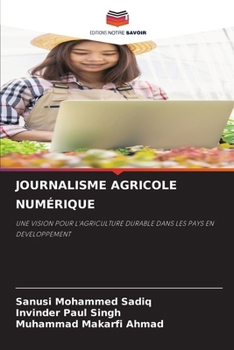 Paperback Journalisme Agricole Numérique [French] Book