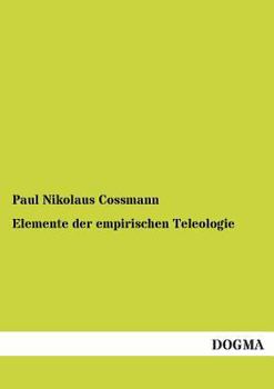 Paperback Elemente der empirischen Teleologie [German] Book