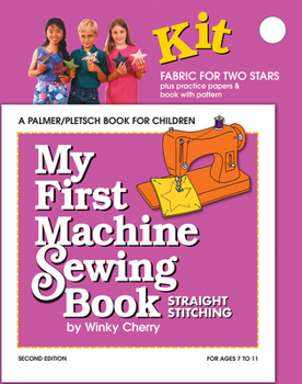 Paperback My First Machine Sewing Book Kit: Straight Stitching Book