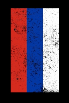 Russia Flag: Blank Lined Russia Flag Notebook for Russian | 6x9 Inch | 120 Pages