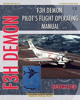 Paperback F3H Demon Pilot's Flight Operating Instructions Book