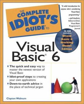 Paperback Complete Idiot's Guide to Visual Basic 6 [With *] Book