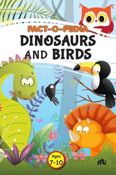 Paperback Fact-O-Pedia Dinosaurs and Birds Book