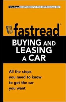 Paperback Fastread Buying & Leasing Car Book