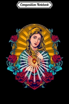 Paperback Composition Notebook: Lady of Guadalupe Virgin Mary Journal/Notebook Blank Lined Ruled 6x9 100 Pages Book